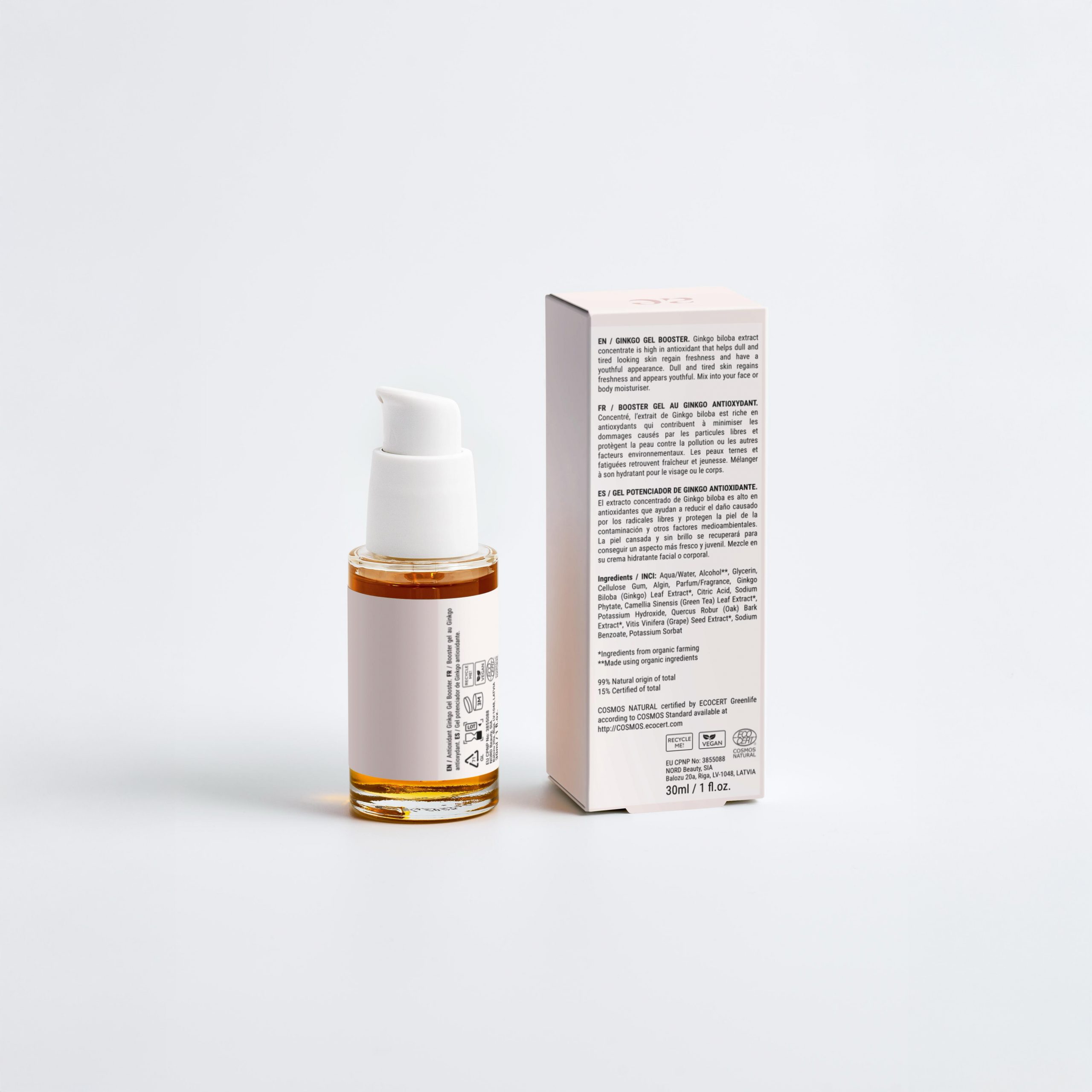 Antioxidant Ginkgo Gel Booster