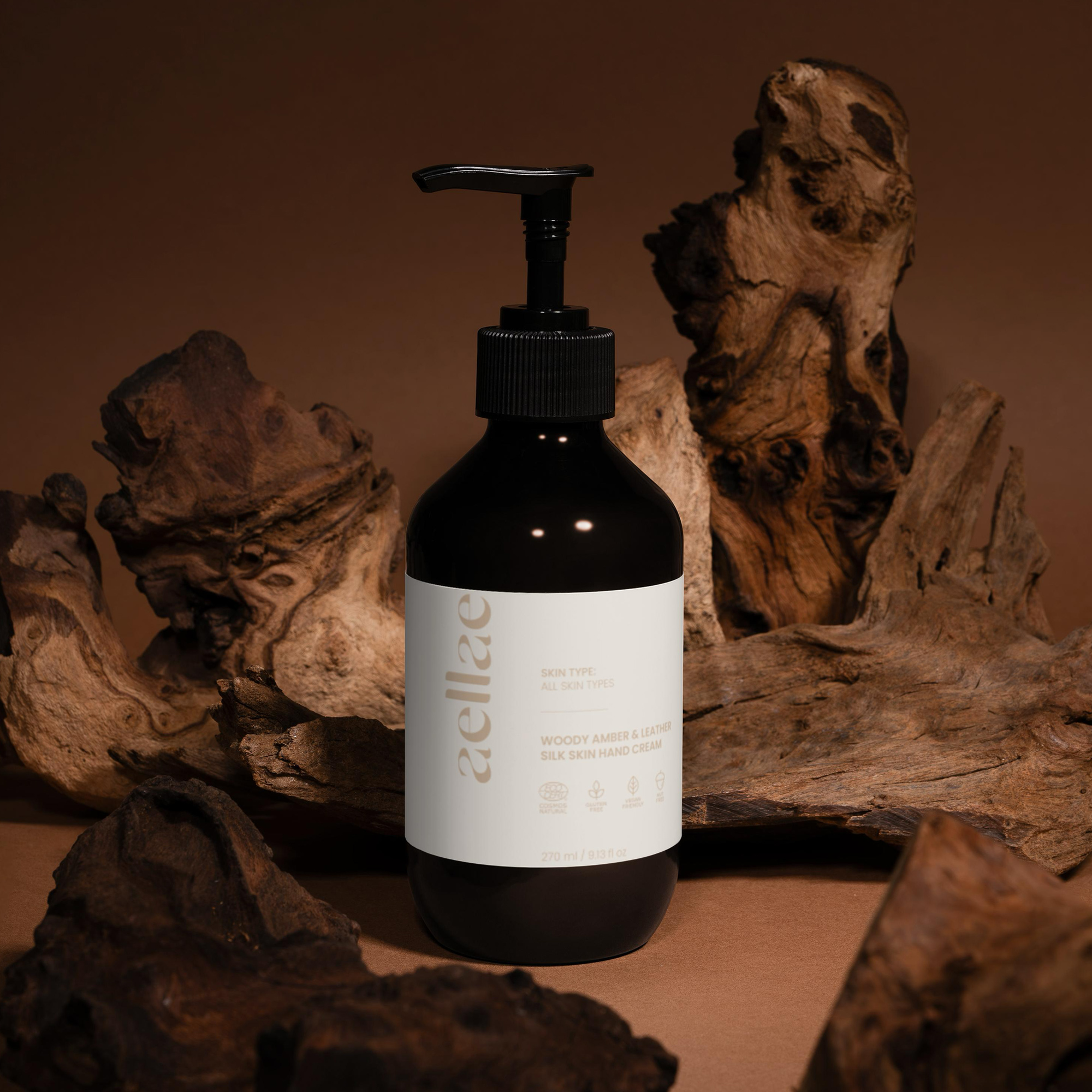 Woody Amber & Leather Hand Cream